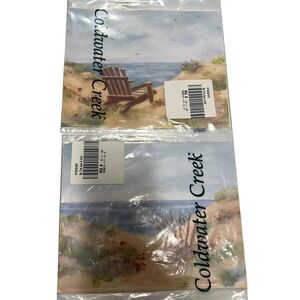 Coldwater Creek By The Sea I & II Beach Art Prints Francesca Martinelli Set of 2